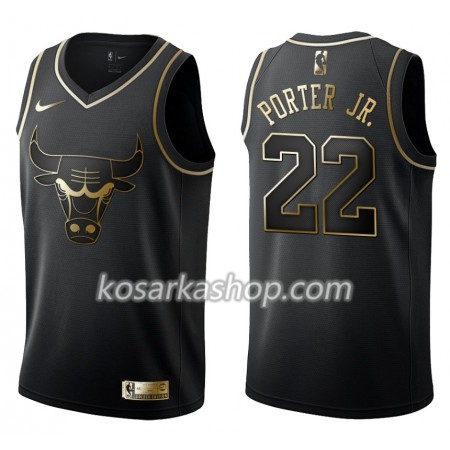 Dres Chicago Bulls Otto Porter Jr. 22 Nike Crna Golden Edition Swingman